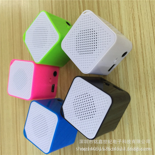 Quality mini speaker no memory no screen mp3 player